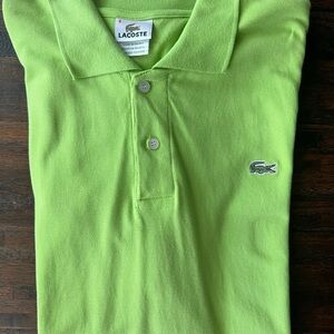 Lacoste Lime Green Polo Shirt 8